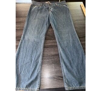 Levi Strauss Signature Boy Fit Flare Jeans Medium Wash Juniors 17 Blue Denim
